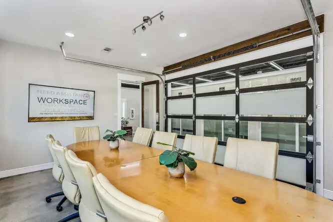 WorkSpace225 Conference Room 1 in Pensacola with seating for up to 16 people